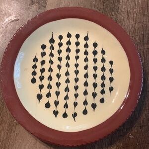 Plate with hearts on it